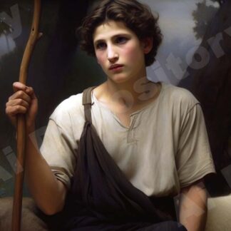 The Shepherd David classical painting