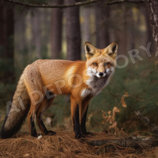 Fox in nature photography