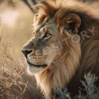 Lion in nature photo