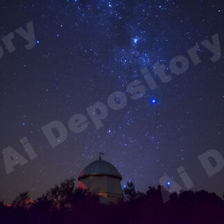 Stars and the milky way landscape astrophotography