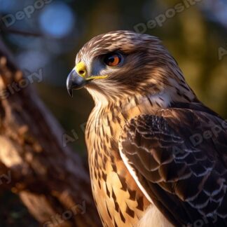 Hawk in nature photo