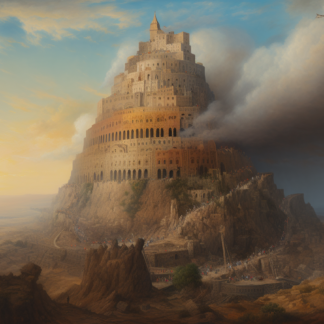 Tower of Babel painting