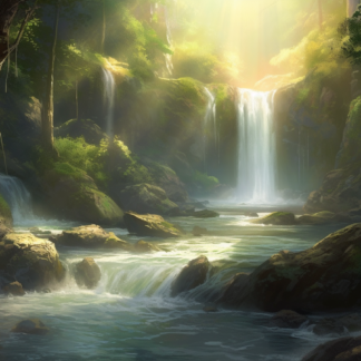 Garden of eden painting