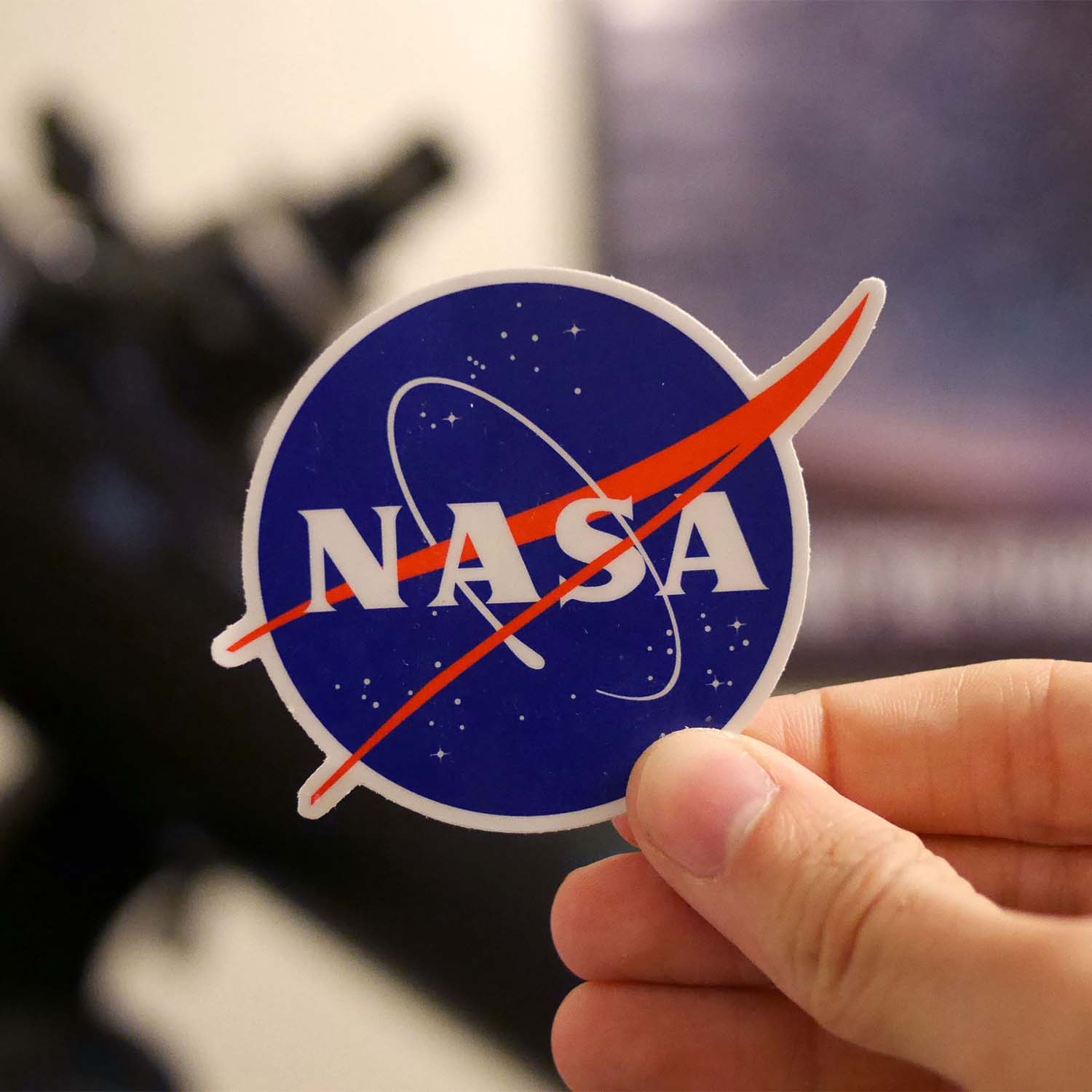 NASA logo sticker